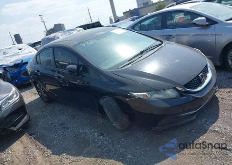 2015 Honda Civic Ex из США, поврежденный, VIN 19XFB2F82FE014821